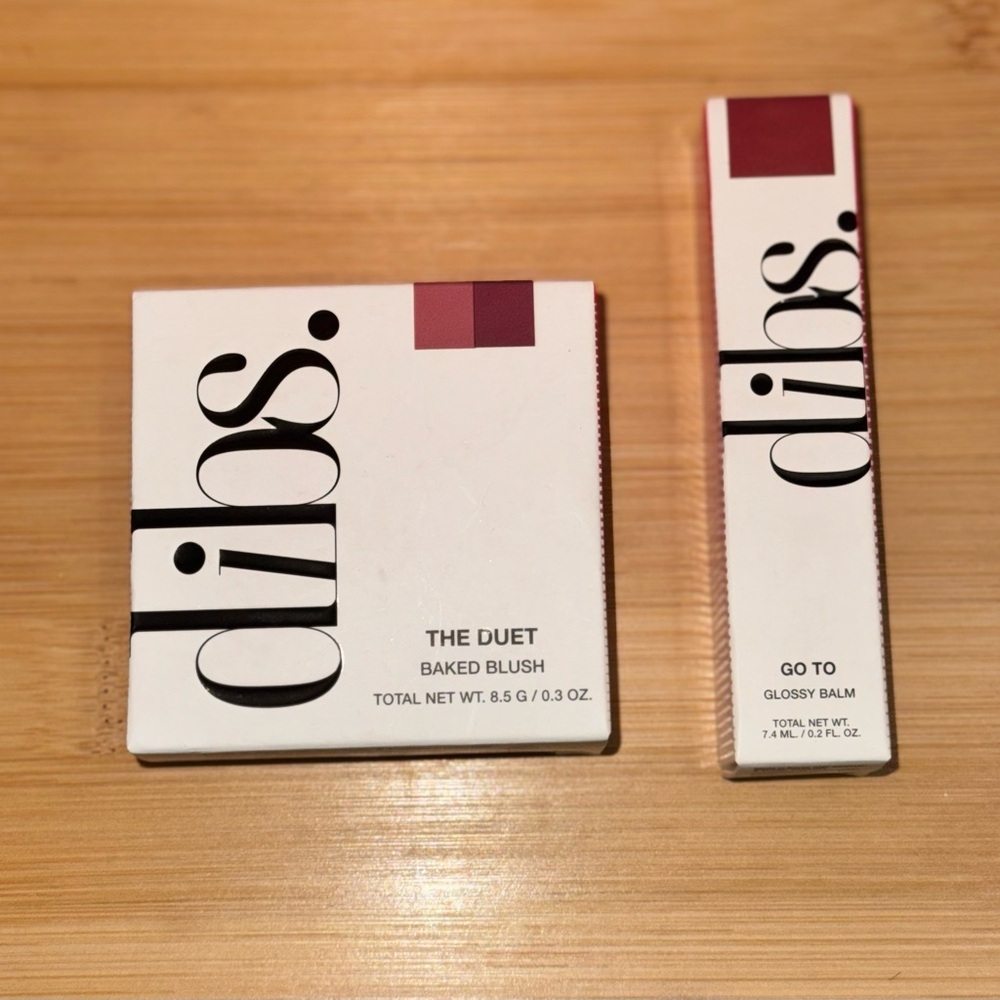Dibs The Duet Baked Blush and Glossy Balm Set - Rich Pink - Picture 7 of 9